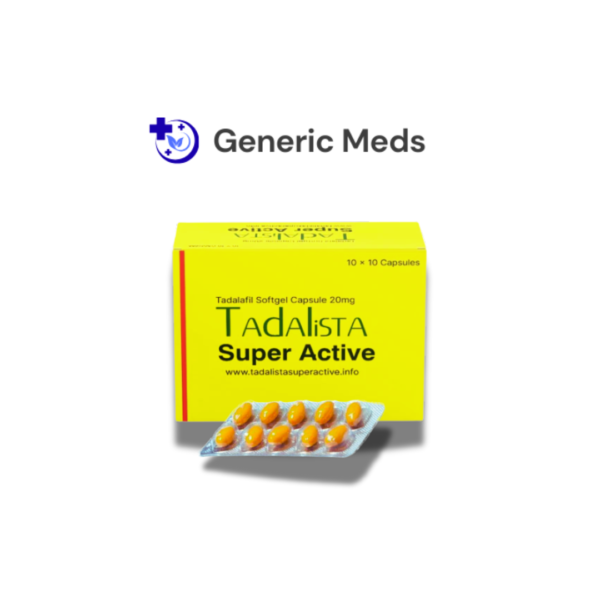 Tadalista Super Active Tadalafil tablets